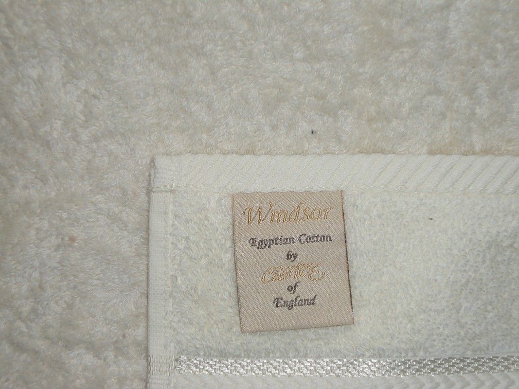 Chortex Windsor Almond 16x30 Egyptian Cotton Hand Towel   Made i