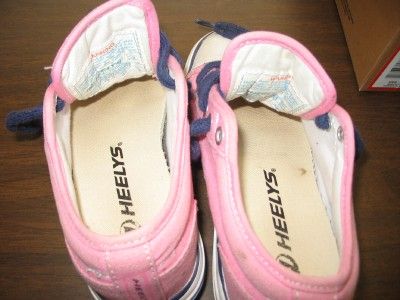 Girls Heelys Shoes Chazz Pink Size Youth 13c 6 7 yr Old