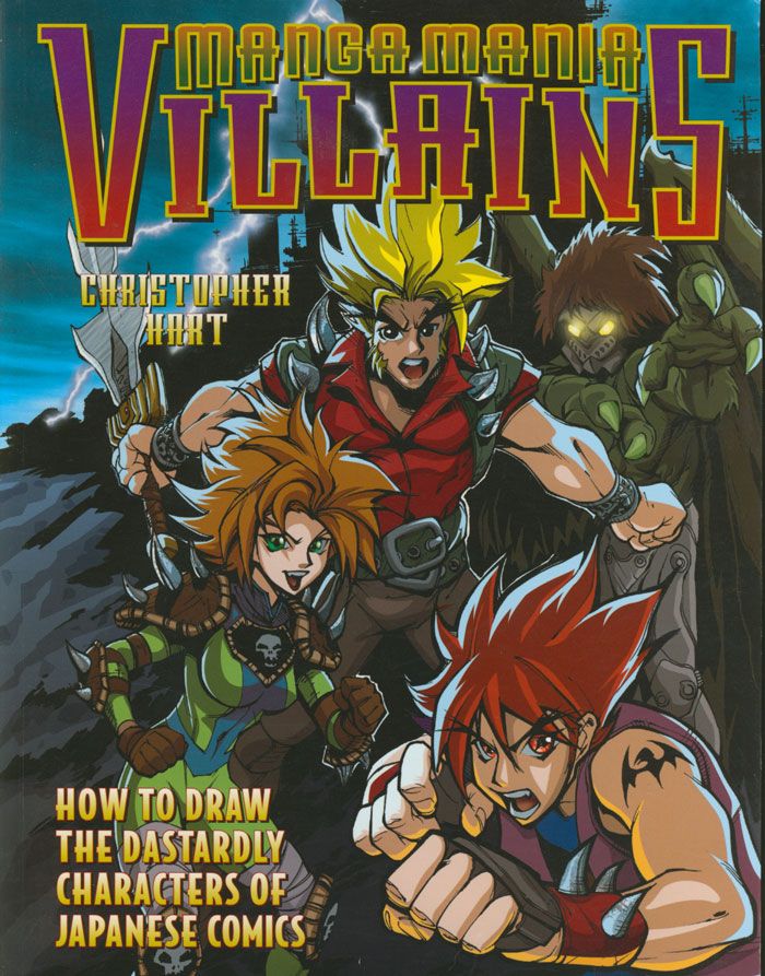 HOW TO DRAW MANGA VILLAINS   Japanese Comics Book