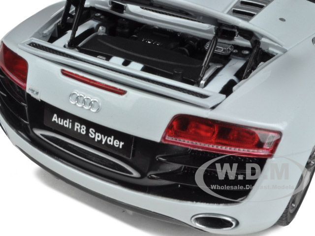 Audi R8 V10 5 2FSI Quattro Spyder Suzuka Grey 1 18 by Kyosho 09217