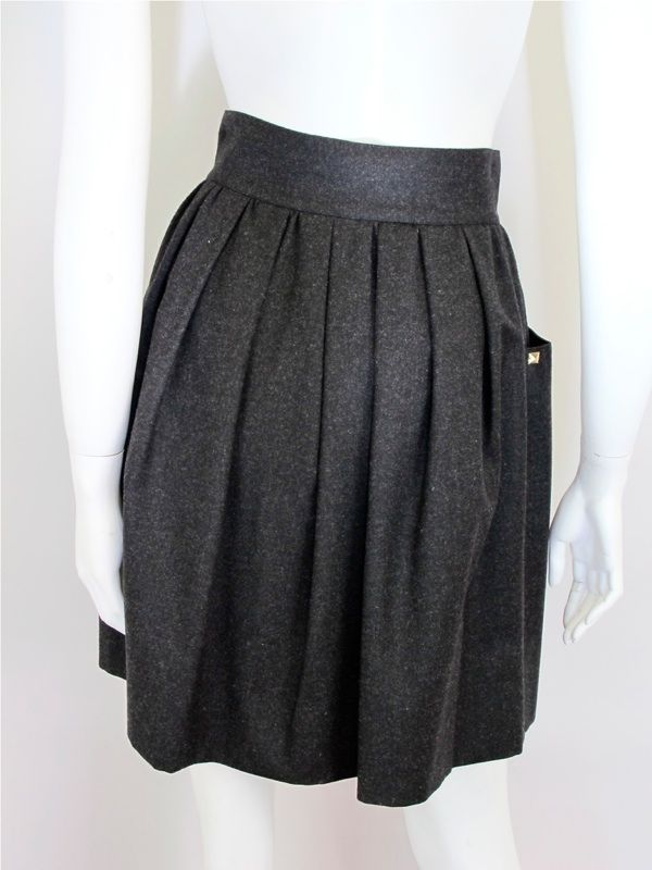 Christian Lacroix at Socialite Auctions Vintage sz36 Charcoal Button