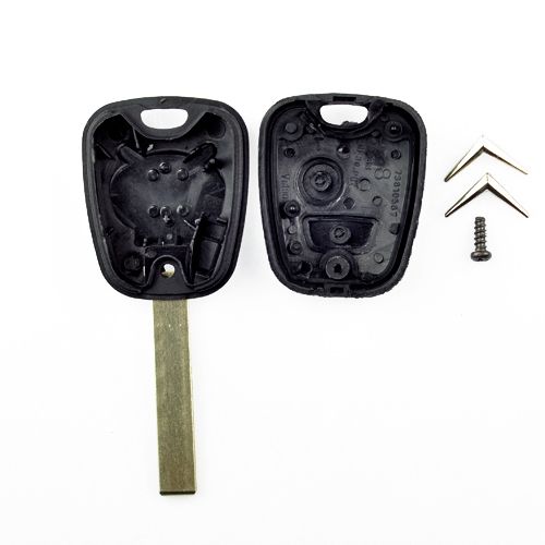 Uncut 2 Buttons Remote Key Shell Case For Citroen C2 C3 C4 C5