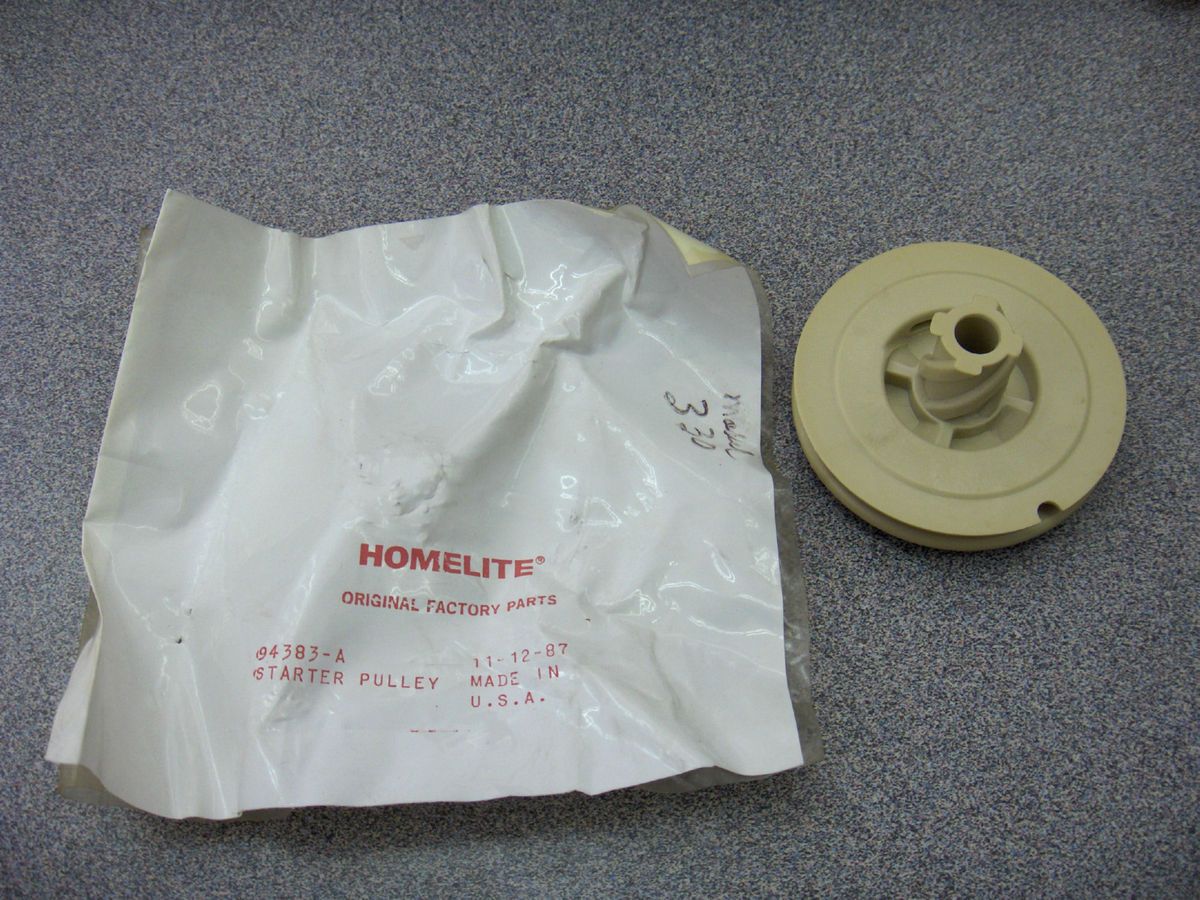  New Starter Pulley for Homelite 330 Chainsaw