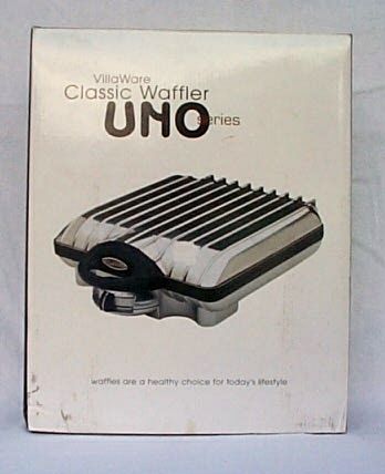 VILLAWARE UNO* Classic 4 Thin Waffle Maker Baker V2001 C *Williams