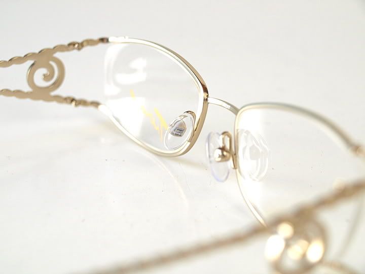 Tura Gold Silver Designer Womens Eyeglasses w Rhinestones 281