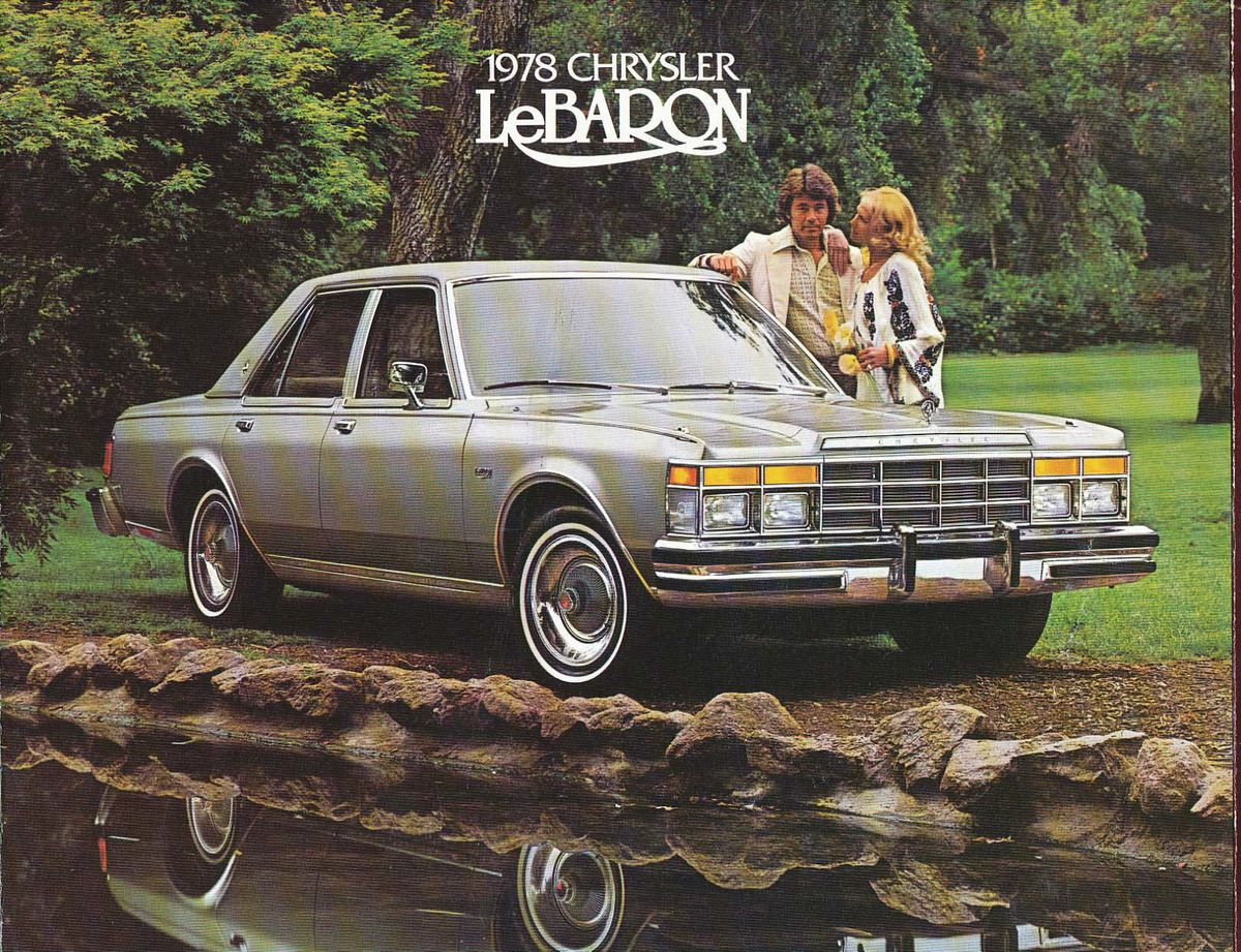 1978 Chrysler LeBaron Dealer Sales Brochure Literature Book Original