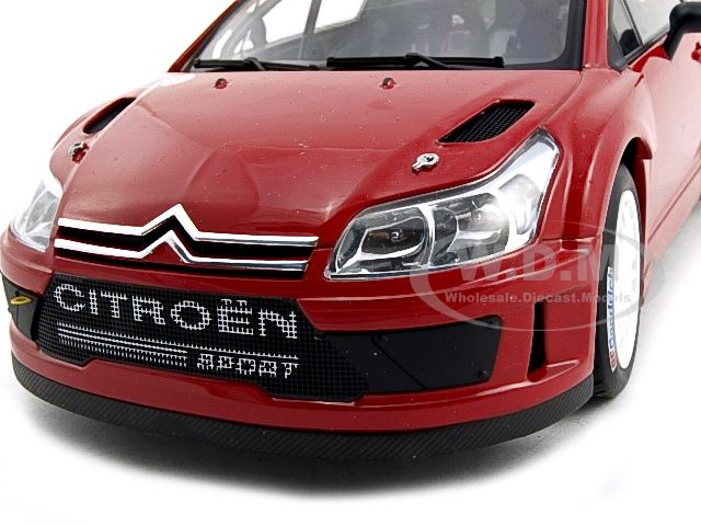  new 1 18 scale diecast car model of citroen c4 wrc plain body die cast