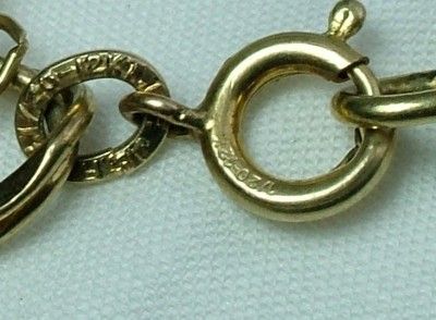 Vintage Jacoby Bender Signed JB 12K GF Gold Filled Double Chain Link