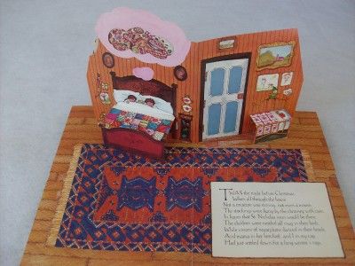  Before Christmas Hallmark Pop Up Book RARE Clement Clarke Moore