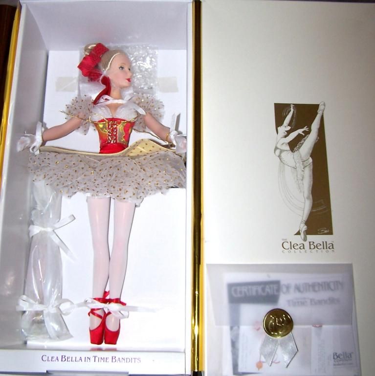 clea bella 16 ballerina doll time bandits nrfb this is by clea bella