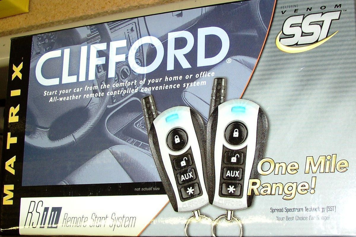 Clifford Matrix RS 1 1L One Way Remote Start System SST MatrixRS11L