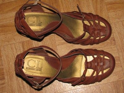 CL Chinese Laundry Leather Heels Shoes Womens Size 7 5