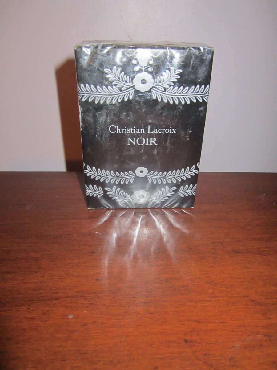 Christian Lacroix Noir Mens Eau de Toilette 2 5oz Unopened