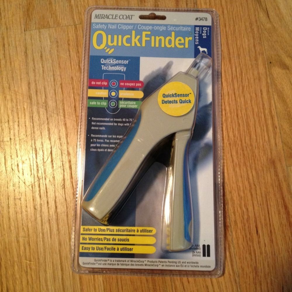 NEW Quick Finder DOG NAIL Clippers trimmers grooming 40 75 Lbs Dogs