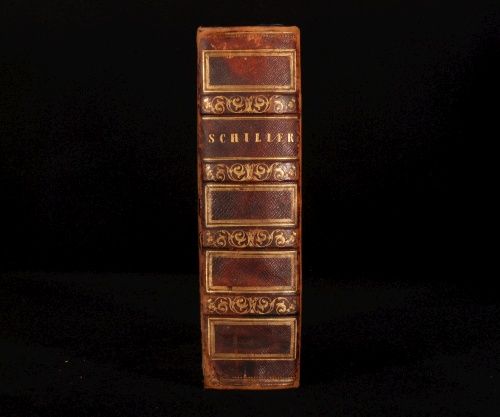 1834 Schiller Complete Works Philosophy Poetry Plays German