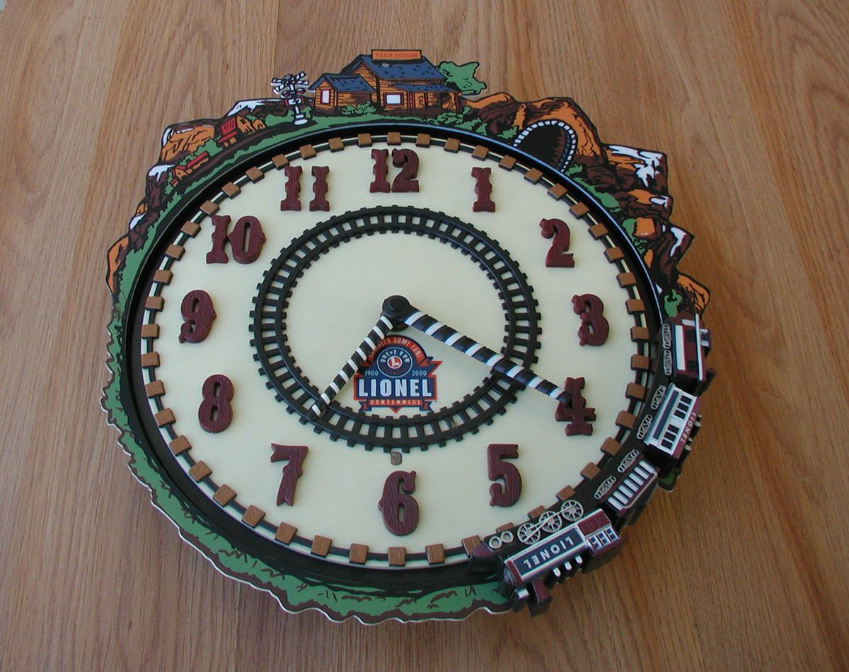 Lionel Train Wall Clock 100th Anniversary