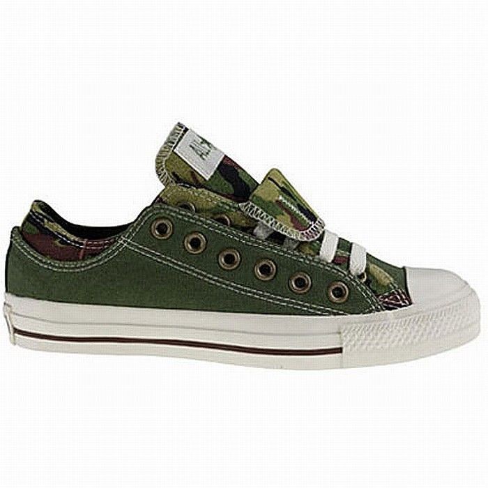 Converse Chuck Taylor® Dblupp Camo Ox 1x740 Green White