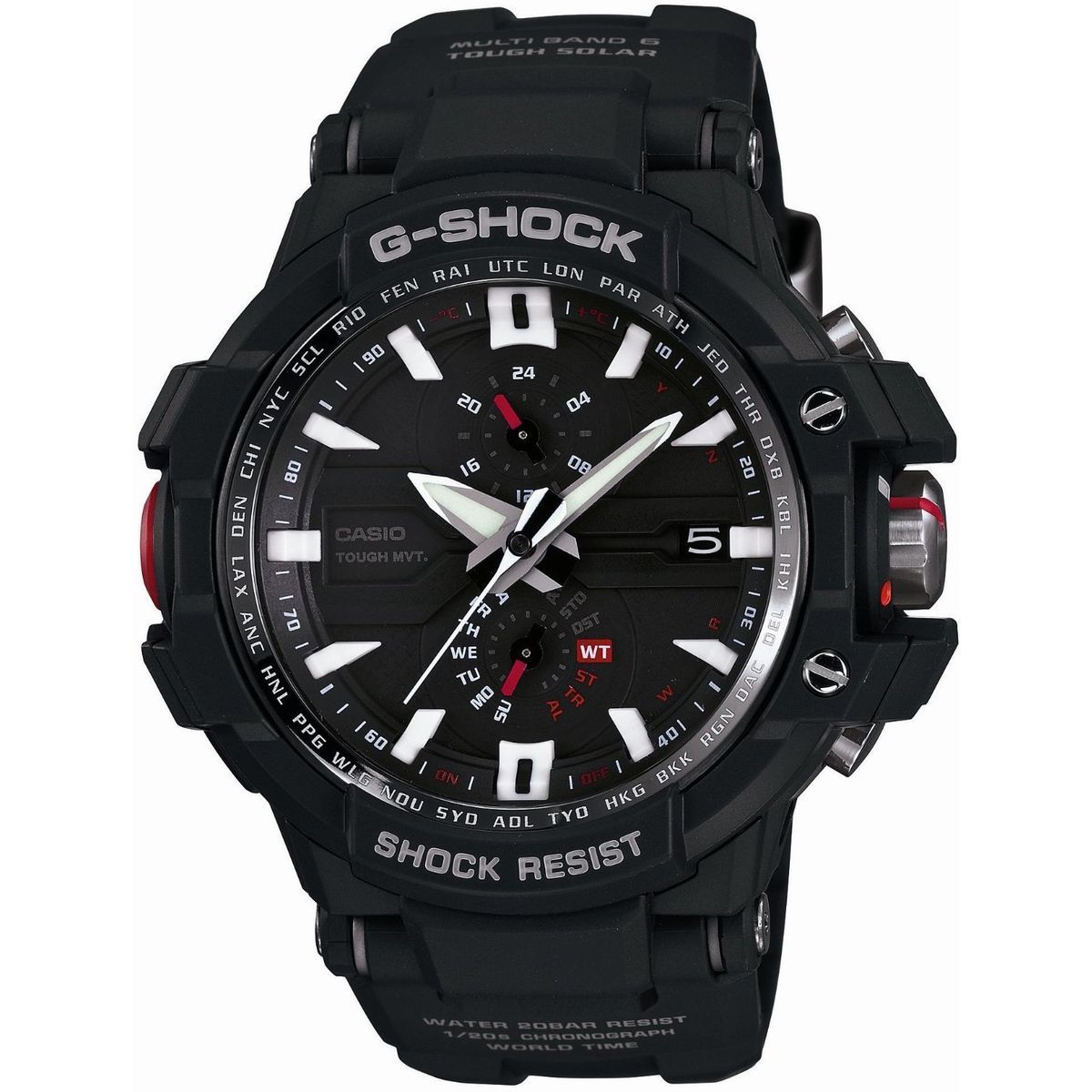 Casio G Shock GW A1000 1AJF Sky Cockpit Aviation Brand New