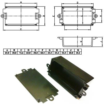  ABS Plastic Enclosure Small Project Box for Electronic Circuits