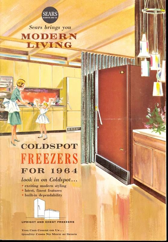  Roebuck Coldspot Freezers for 1964 Refrigerator