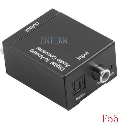 NEW Design Digital Optical Coax to Analog RCA Audio Converter