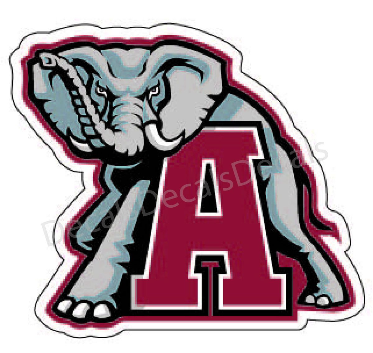 Alabama Crimson Tide College Football Sec Car Sticker Decal Free