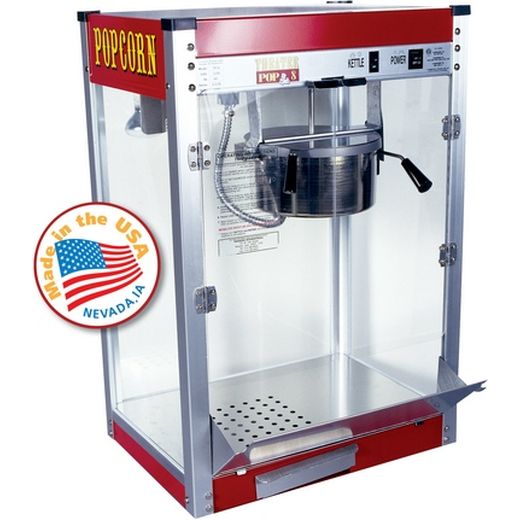 Commercial Popcorn Machine Maker 8 oz Kettle Popper Movie Theater