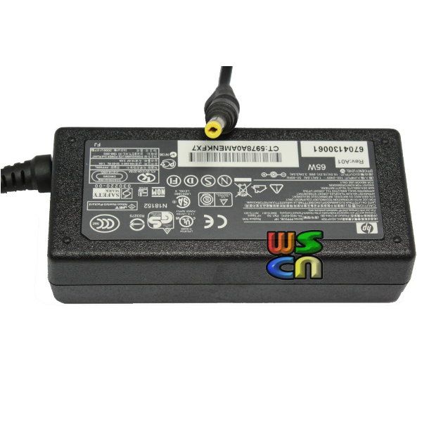 HP Compaq 18 5V 3 5A Laptop AC Power Adaptor No Cord