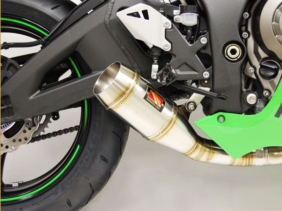  Kawasaki ZX10R Competition Werkes Race Style GP Slip on Exhaust