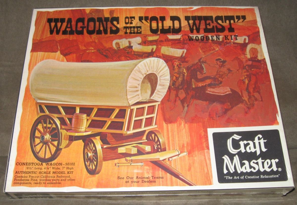 Conestoga Wagon Craft Master Wagons Of The Old West *Still Sealed on ...