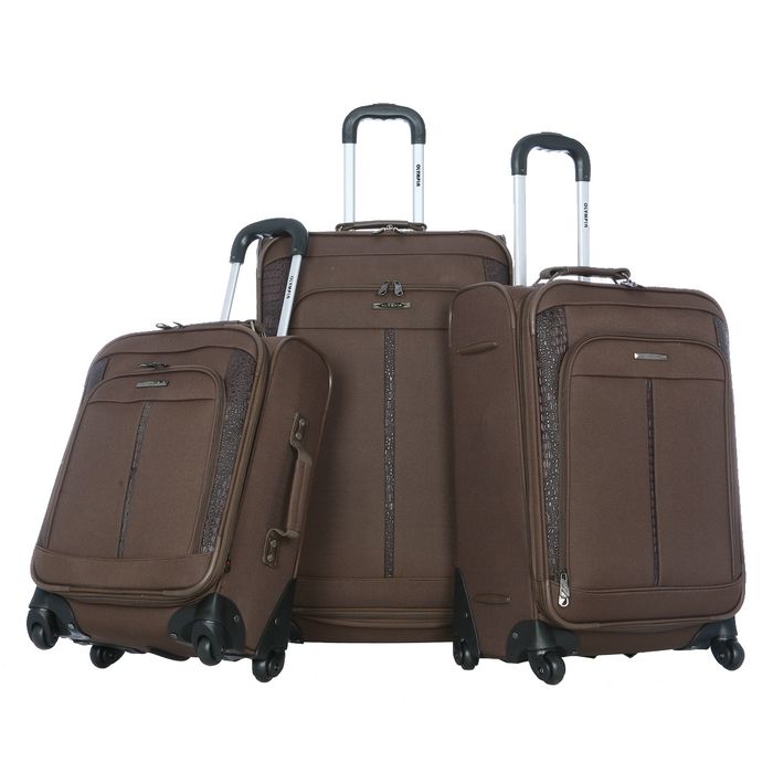 olympia corea 3 piece luggage set