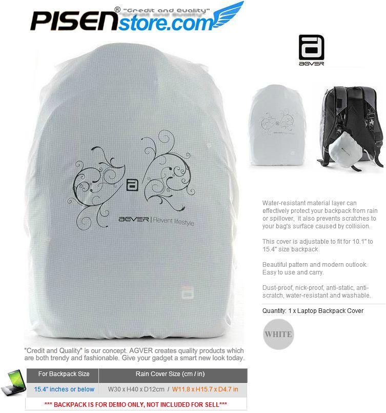 10 1 to 15 4 Laptop Notebook Netbook Waterproof Backpack Rain Cover