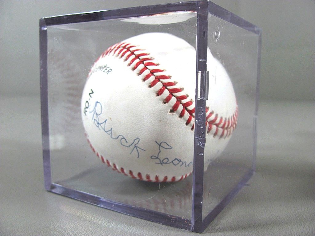  Autographed Baseballs Jocko Conlan Buck Leonard and Unknown