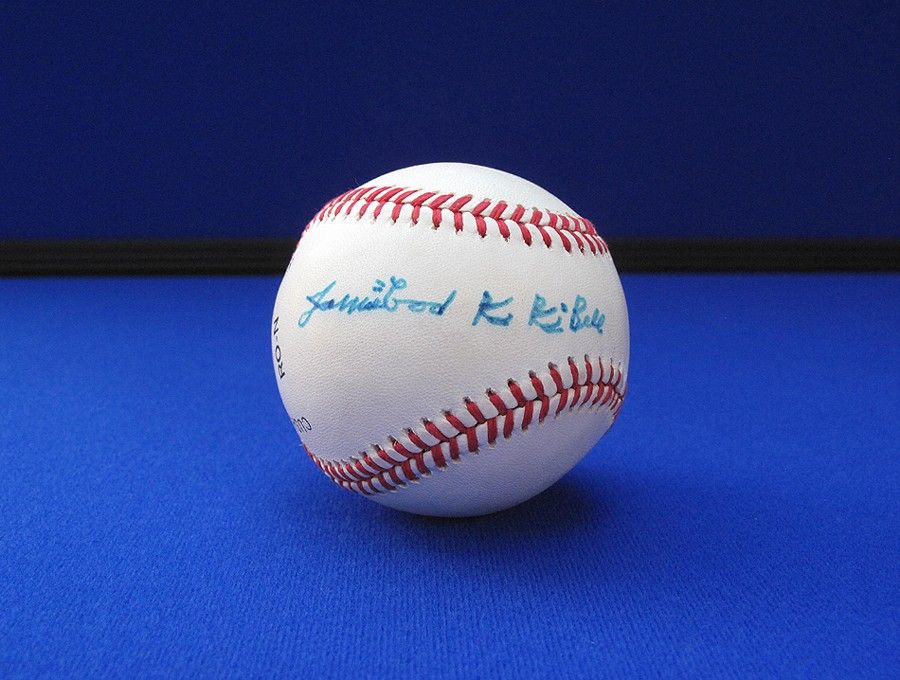 James Cool Papa Bell Signed ONL Baseball Autograph Auto JSA LOA COA