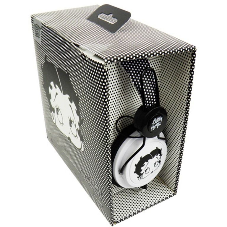  Blk White Polka Dot 40mm Power Driver Headphones Media Players COLOUD