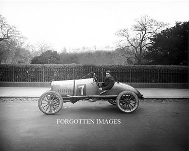 Man Displaying Midget Racer The Cootie 1910s Photograph