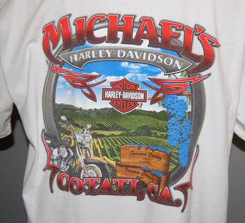 Harley Davidson HD Michaels Cotati CA T Shirt Mens XL