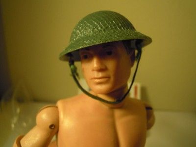 VINTAGE GI JOE 1966 SOTW  BRITISH COMMANDO HELMET   Hasbro Japan