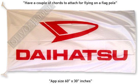 Great New Flag Daihatsu Banner Copen Tomica Car 3x5ft