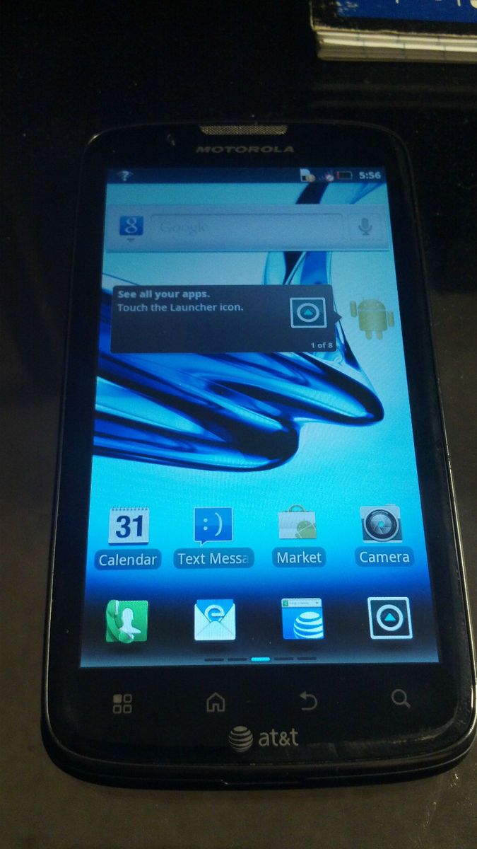 Motorola ATRIX 2 8GB Black Unlocked Smartphone GREAT CONDITION