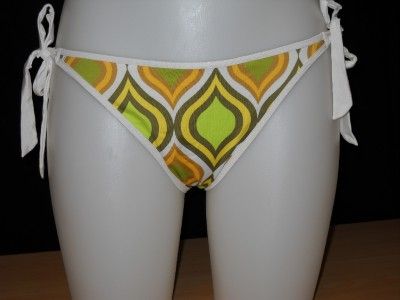 nwot cosabella santa cruz print string bikini bottom l