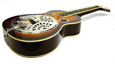 Crestwood Square Neck Resonator Guitar Sunburst New