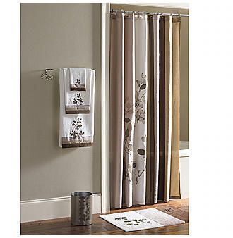 Croscill Walden Shower Curtain New Leaf Design