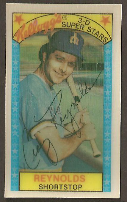 1979 Kelloggs CRAIG REYNOLDS 51c Mariners NRMT No Cracks Centered