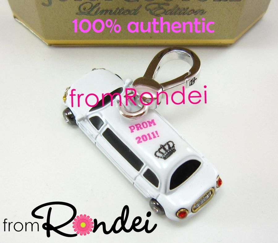 Juicy Couture 2011 Limo Limousine Car Silver Charm Z510