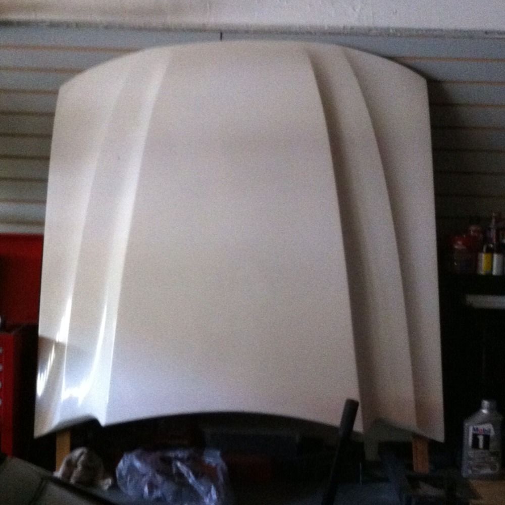  Ford Mustang Cobra Style 2 1 2 Cowl Induction Fiberglass Hood