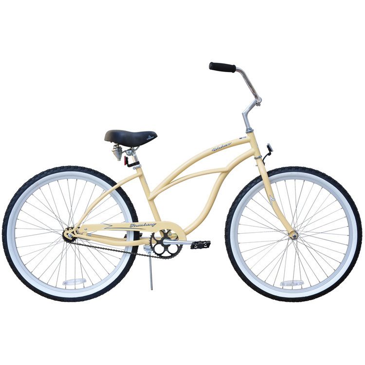 Beach Cruiser Bicycle bikes Firmstrong URBAN 26 Womens VANILLA w Alloy