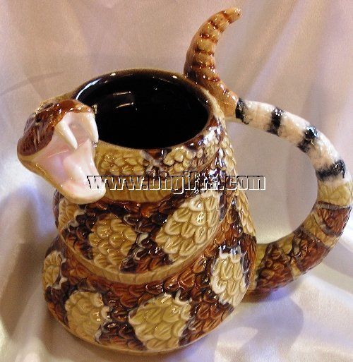 Late Late Show Host Craig Ferguson Rattlesnake Mug Cup New