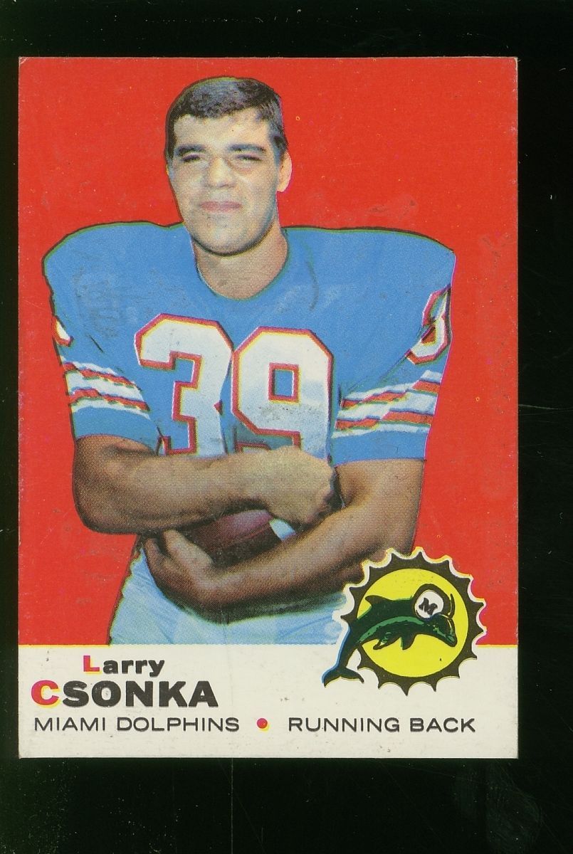 1969 TOPPS LARRY CSONKA 120 RC 80 00 NRMT U3778