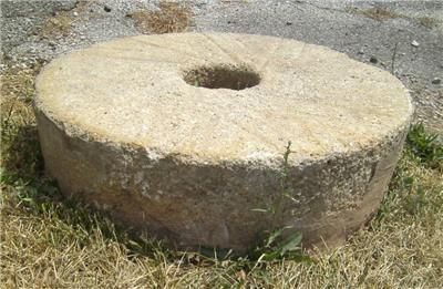  MILLSTONE GRIST MILL GRINDING WHEEL STONE KENTUCKY KY CORNMEAL FLOUR